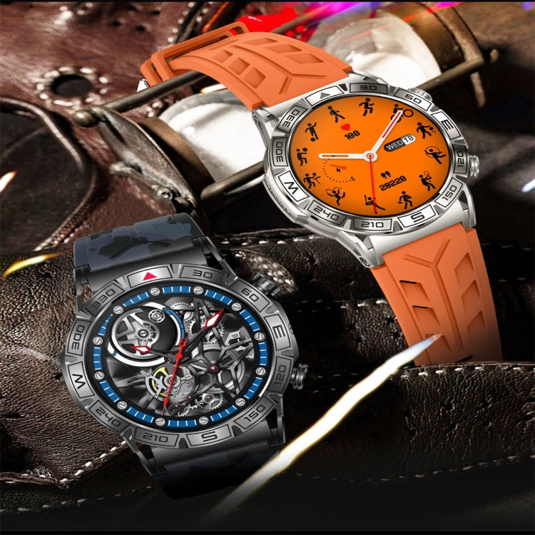 KC80 1.43 inch Color Screen Smart Watch, Support AI Voice Assistant / Bluetooth Call(Black) by buy2fix