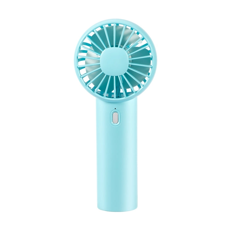 F10 3 Wind Speed Rechargeable Summer Cooling Fan Mini Handheld Fan Cooler(Blue) by buy2fix