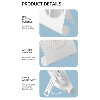 AR-13 Home Office Hanging Fan Summer Cooler Silent Operation Desktop Fan(Yellow) by buy2fix
