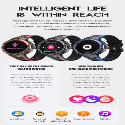 EX103 1.55 inch Color Screen Smart Watch, Support Bluetooth Call / Heart Rate Monitoring(Orange) by buy2fix