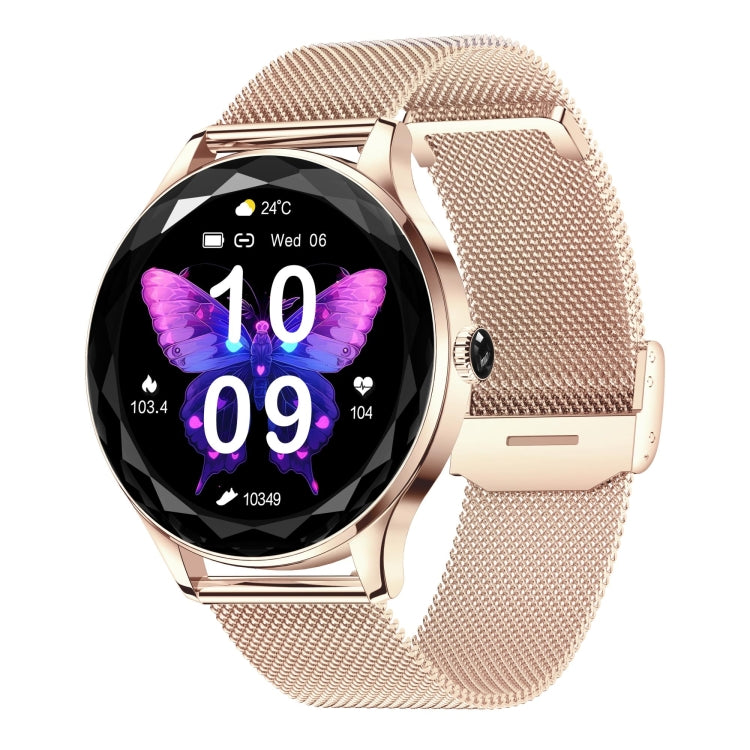 NX23 Pro 1.27 inch Color Screen Smart Watch, Support Bluetooth Call / Heart Rate Monitoring(Gold) by buy2fix