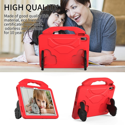For iPad Air 11 2025 / 2024 Children EVA Shockproof Tablet Case with Thumb Bracket(Red) - iPad Air 11 2025 / 2024 Cases by buy2fix | Online Shopping UK | buy2fix