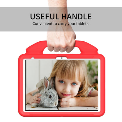 For iPad Air 11 2025 / 2024 Children EVA Shockproof Tablet Case with Thumb Bracket(Red) - iPad Air 11 2025 / 2024 Cases by buy2fix | Online Shopping UK | buy2fix