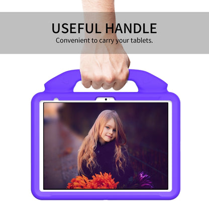 For iPad Air 11 2025 / 2024 Children EVA Shockproof Tablet Case with Thumb Bracket(Purple) - iPad Air 11 2025 / 2024 Cases by buy2fix | Online Shopping UK | buy2fix