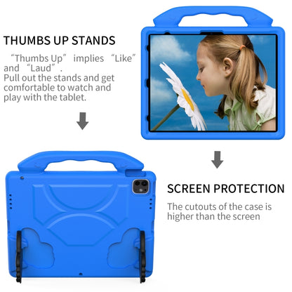 For iPad Air 13 2025 / 2024 Children EVA Shockproof Tablet Case with Thumb Bracket(Blue) - iPad Air 13 2025 / 2024 Cases by buy2fix | Online Shopping UK | buy2fix