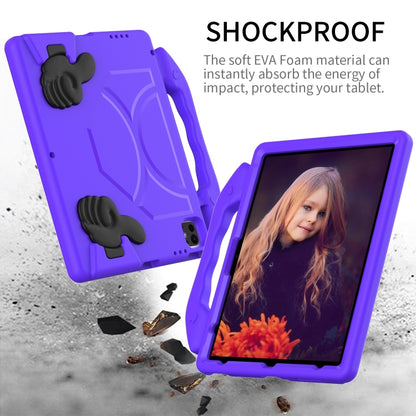 For iPad Air 13 2025 / 2024 Children EVA Shockproof Tablet Case with Thumb Bracket(Purple) - iPad Air 13 2025 / 2024 Cases by buy2fix | Online Shopping UK | buy2fix