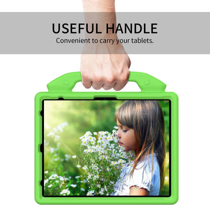 For iPad Air 13 2025 / 2024 Children EVA Shockproof Tablet Case with Thumb Bracket(Green) - iPad Air 13 2025 / 2024 Cases by buy2fix | Online Shopping UK | buy2fix