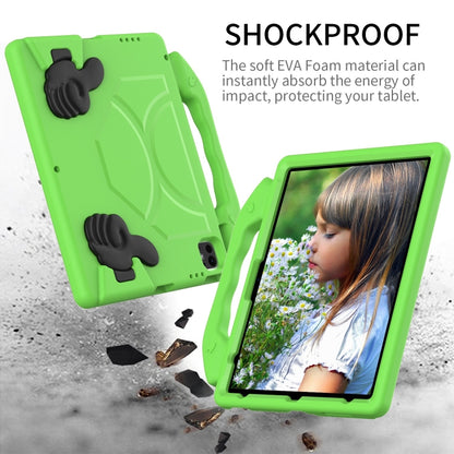 For iPad Air 13 2025 / 2024 Children EVA Shockproof Tablet Case with Thumb Bracket(Green) - iPad Air 13 2025 / 2024 Cases by buy2fix | Online Shopping UK | buy2fix