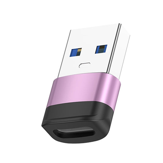 USB3.0 Male to USB-C / Type-C Female OTG Adapter 5Gbps Transmission(Pink) - OTG Adapter by buy2fix | Online Shopping UK | buy2fix