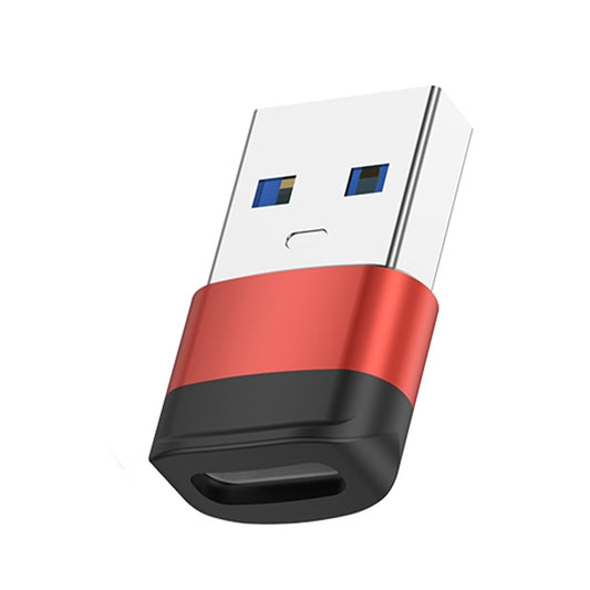 USB3.0 Male to USB-C / Type-C Female OTG Adapter 5Gbps Transmission(Red) - OTG Adapter by buy2fix | Online Shopping UK | buy2fix