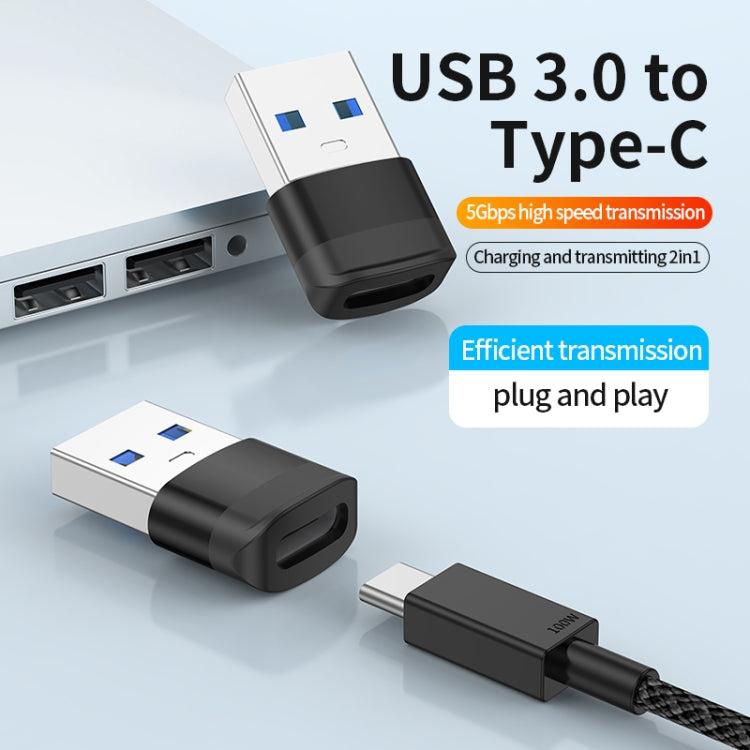 USB3.0 Male to USB-C / Type-C Female OTG Adapter 5Gbps Transmission(Gold) - OTG Adapter by buy2fix | Online Shopping UK | buy2fix