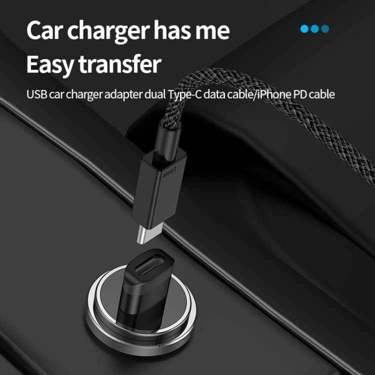 USB3.0 Male to USB-C / Type-C Female OTG Adapter 5Gbps Transmission(Black) - OTG Adapter by buy2fix | Online Shopping UK | buy2fix