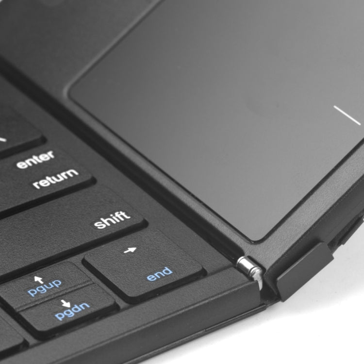 B077T With Touchpad Foldable PU Leather Wireless Bluetooth Keyboard by buy2fix