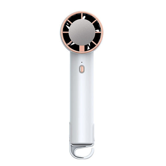 CL02 Outdoor Summer Cooler Cooling Effect Handheld Fan USB Semiconductor Fan(White)