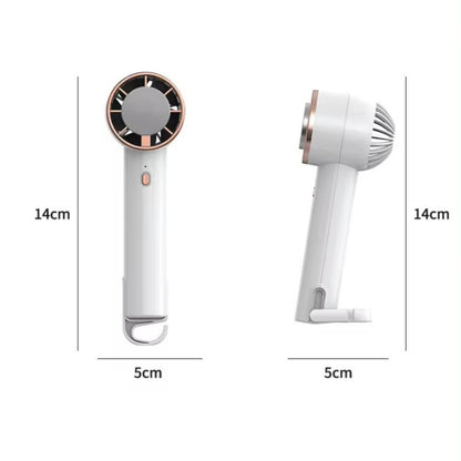 CL02 Outdoor Summer Cooler Cooling Effect Handheld Fan USB Semiconductor Fan(White) by buy2fix