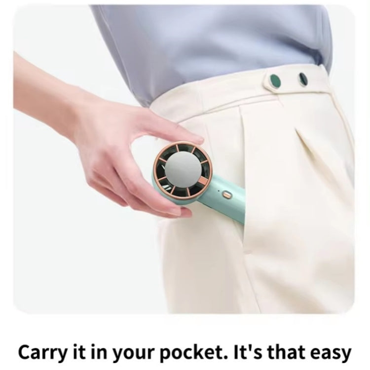 CL02 Outdoor Summer Cooler Cooling Effect Handheld Fan USB Semiconductor Fan(White) by buy2fix