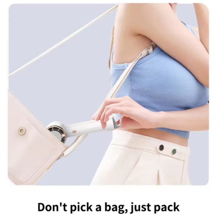 CL02 Outdoor Summer Cooler Cooling Effect Handheld Fan USB Semiconductor Fan(White) by buy2fix