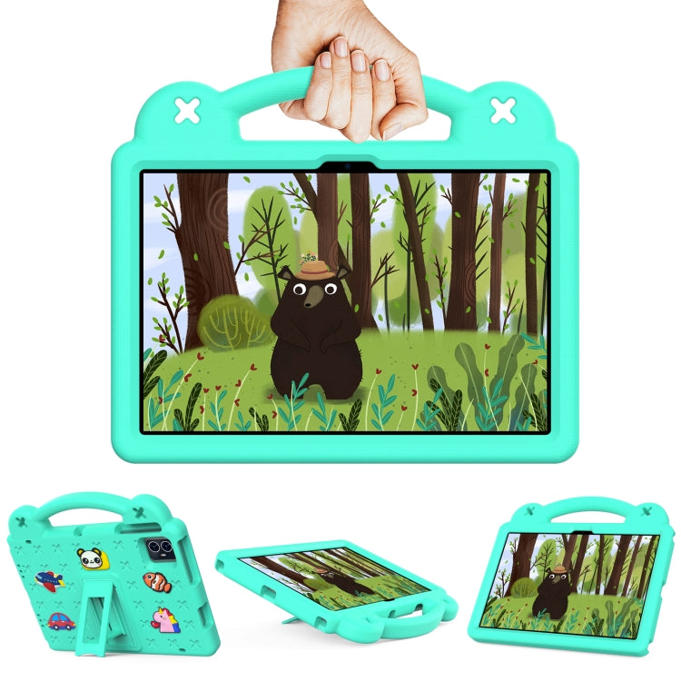 For Teclast M50 HD 10.1 / M50 Pro 10.1 2023 Handle Kickstand Children EVA Shockproof Tablet Case(Mint Green) - Teclast by buy2fix | Online Shopping UK | buy2fix