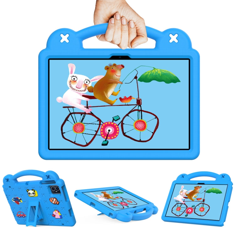 For Teclast M50 HD 10.1 / M50 Pro 10.1 2023 Handle Kickstand Children EVA Shockproof Tablet Case(Sky Blue) - Teclast by buy2fix | Online Shopping UK | buy2fix