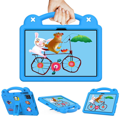 For Teclast M50 HD 10.1 / M50 Pro 10.1 2023 Handle Kickstand Children EVA Shockproof Tablet Case(Sky Blue) - Teclast by buy2fix | Online Shopping UK | buy2fix