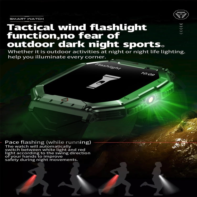 KR82 2.1 inch Color Screen Smart Watch, Support Bluetooth Call / Health Monitoring(Orange) by buy2fix