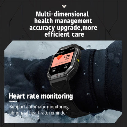 KR82 2.1 inch Color Screen Smart Watch, Support Bluetooth Call / Health Monitoring(Orange) by buy2fix