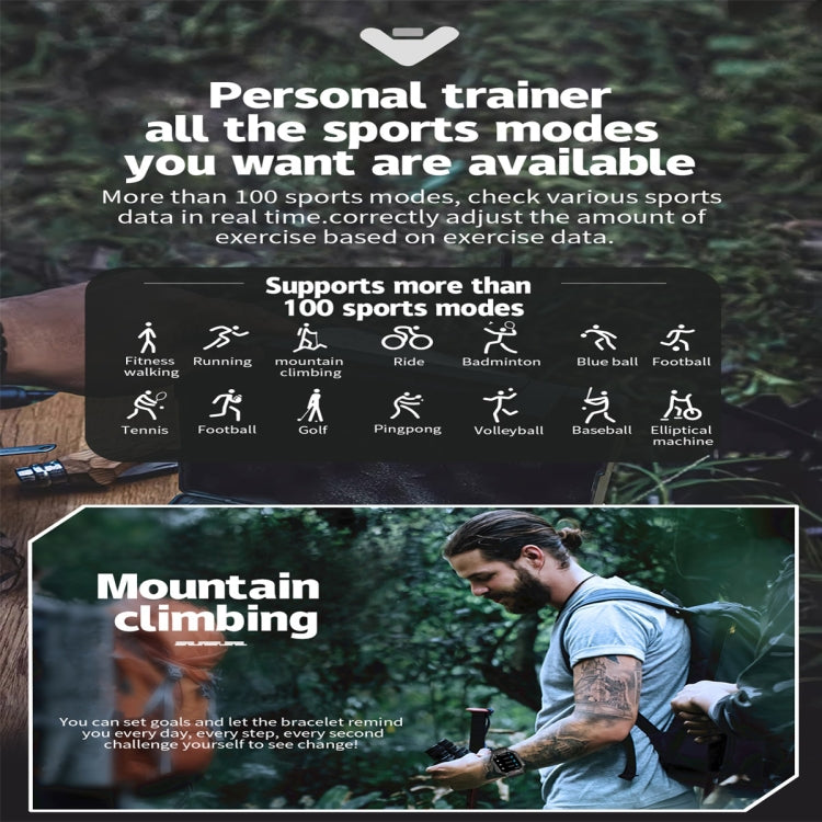 KR82 2.1 inch Color Screen Smart Watch, Support Bluetooth Call / Health Monitoring(Orange) by buy2fix