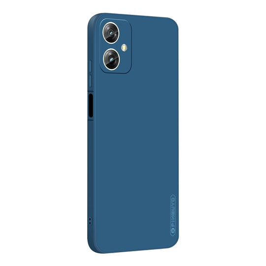 For Motorola Moto G54 5G PINWUYO Sense Series Liquid Silicone TPU Phone Case(Blue)