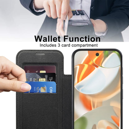 For Google Pixel 9 Shield MagSafe RFID Anti-theft Leather Phone Case(Black) by buy2fix