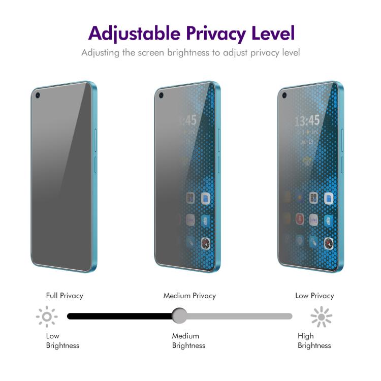 For OnePlus Nord N20 SE / Nord N300 5pcs ENKAY Hat-Prince 28 Degree Anti-peeping Privacy Tempered Glass Film - OnePlus Tempered Glass by ENKAY | Online Shopping UK | buy2fix