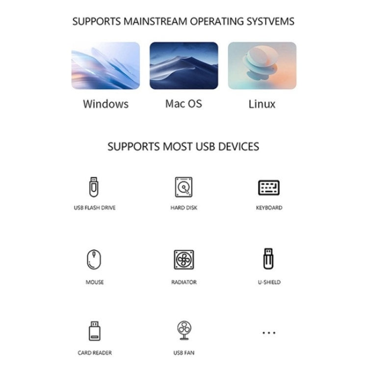 T506 Aluminum Alloy Multi-Port Converter USB-C 3.0 to PD + USB 3.0 + 2 x USB 2.0 Adapter HUB by buy2fix