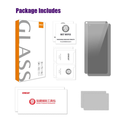 For Realme Narzo 60 2pcs ENKAY Hat-Prince 28 Degree Anti-peeping Privacy Tempered Glass Film - Realme Tempered Glass by ENKAY | Online Shopping UK | buy2fix