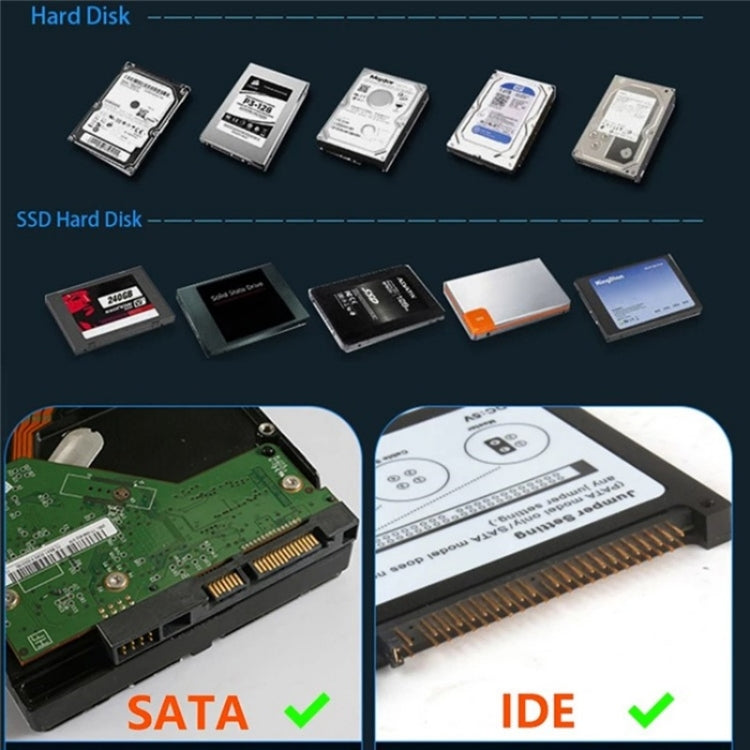 575D USB Hard Disk Holder Laptop Mobile Hard Disk Box 2.5 / 3.5inch SATA IDE HDD Base, Plug:UK Plug by buy2fix