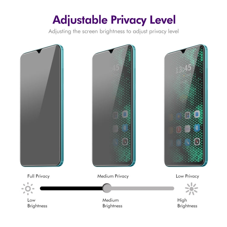 For Tecno POP 7 ENKAY Hat-Prince 28 Degree Anti-peeping Privacy Tempered Glass Film - Tecno Tempered Glass by ENKAY | Online Shopping UK | buy2fix