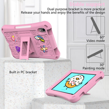 For iPad mini 6 / mini 2024 Hi Baby EVA Full Body Tablet Case with Strap(Pink) - iPad mini 6 Cases by buy2fix | Online Shopping UK | buy2fix