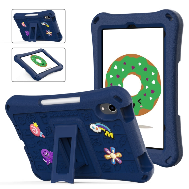 For iPad mini 6 / mini 2024 Hi Baby EVA Full Body Tablet Case with Strap(Navy Blue) - iPad mini 6 Cases by buy2fix | Online Shopping UK | buy2fix
