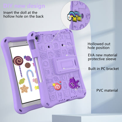 For iPad 10.2 2019 / 2020 / 2021 Hi Baby EVA Full Body Tablet Case with Strap(Light Purple) - iPad 10.2 Cases by buy2fix | Online Shopping UK | buy2fix