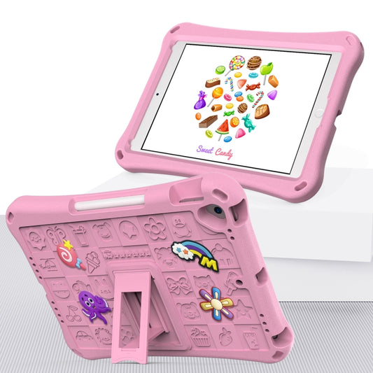 For iPad 10.2 2019 / 2020 / 2021 Hi Baby EVA Full Body Tablet Case with Strap(Pink) - iPad 10.2 Cases by buy2fix | Online Shopping UK | buy2fix