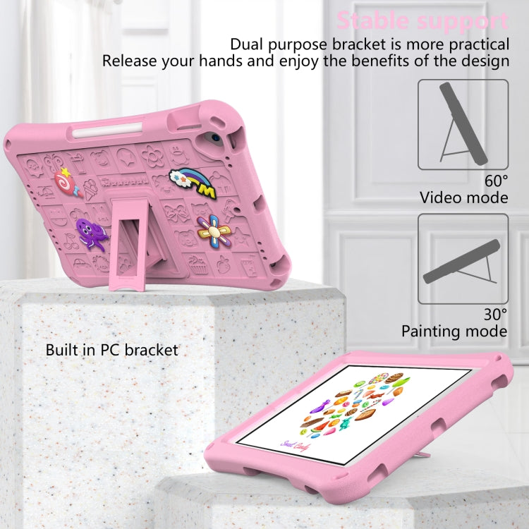 For iPad 10.2 2019 / 2020 / 2021 Hi Baby EVA Full Body Tablet Case with Strap(Pink) - iPad 10.2 Cases by buy2fix | Online Shopping UK | buy2fix
