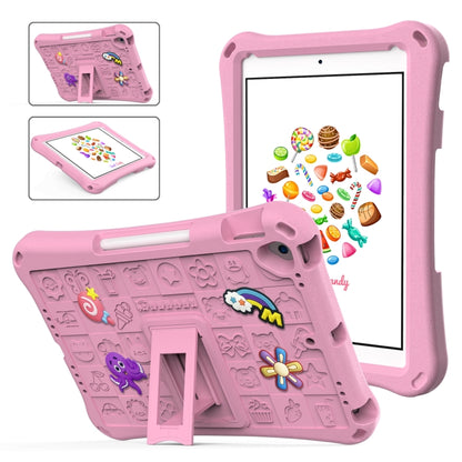 For iPad 10.2 2019 / 2020 / 2021 Hi Baby EVA Full Body Tablet Case with Strap(Pink) - iPad 10.2 Cases by buy2fix | Online Shopping UK | buy2fix
