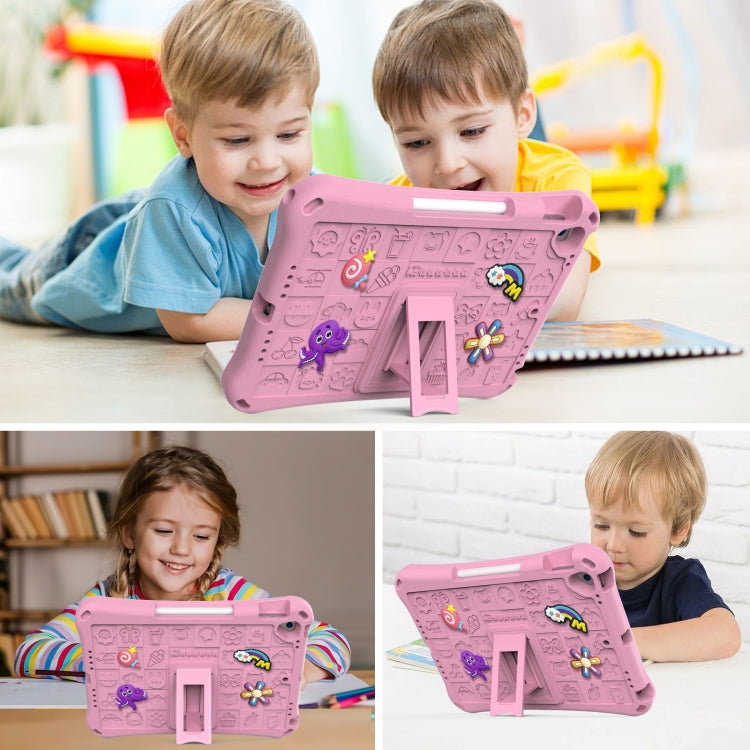 For iPad 10.2 2019 / 2020 / 2021 Hi Baby EVA Full Body Tablet Case with Strap(Pink) - iPad 10.2 Cases by buy2fix | Online Shopping UK | buy2fix