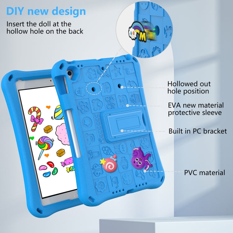 For iPad 10.2 2019 / 2020 / 2021 Hi Baby EVA Full Body Tablet Case with Strap(Sky Blue) - iPad 10.2 Cases by buy2fix | Online Shopping UK | buy2fix
