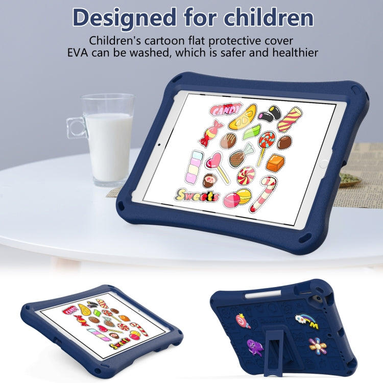 For iPad 10.2 2019 / 2020 / 2021 Hi Baby EVA Full Body Tablet Case with Strap(Navy Blue) - iPad 10.2 Cases by buy2fix | Online Shopping UK | buy2fix