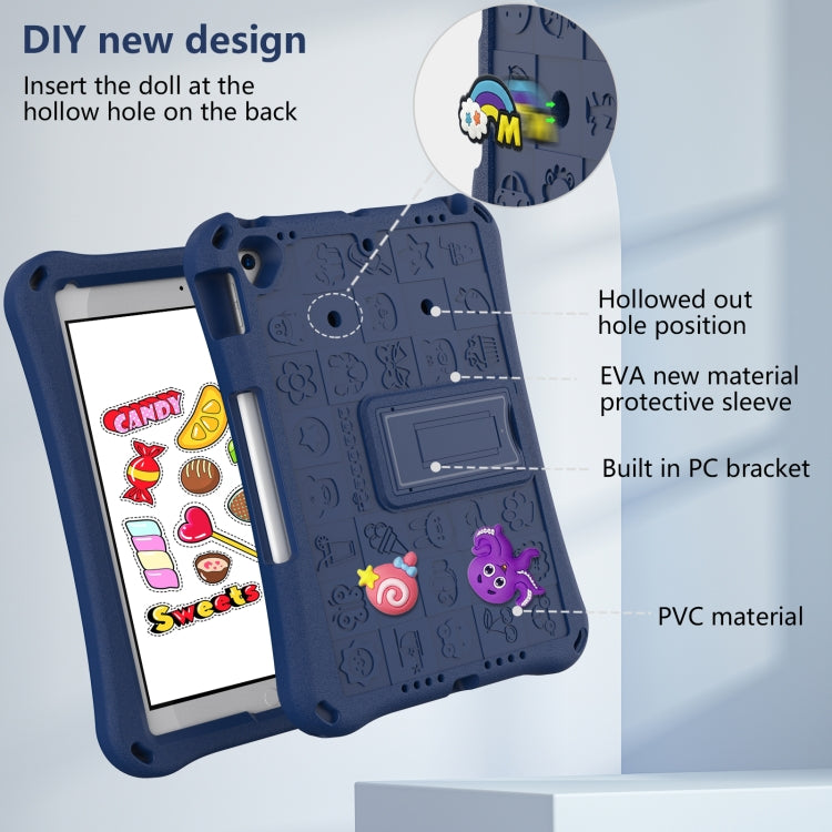 For iPad 10.2 2019 / 2020 / 2021 Hi Baby EVA Full Body Tablet Case with Strap(Navy Blue) - iPad 10.2 Cases by buy2fix | Online Shopping UK | buy2fix