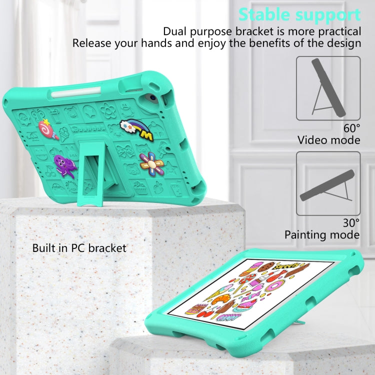 For iPad Pro 10.5 / Air 10.5 2019 Hi Baby EVA Full Body Tablet Case with Strap(Mint Green) - iPad Pro 10.5 inch Cases by buy2fix | Online Shopping UK | buy2fix