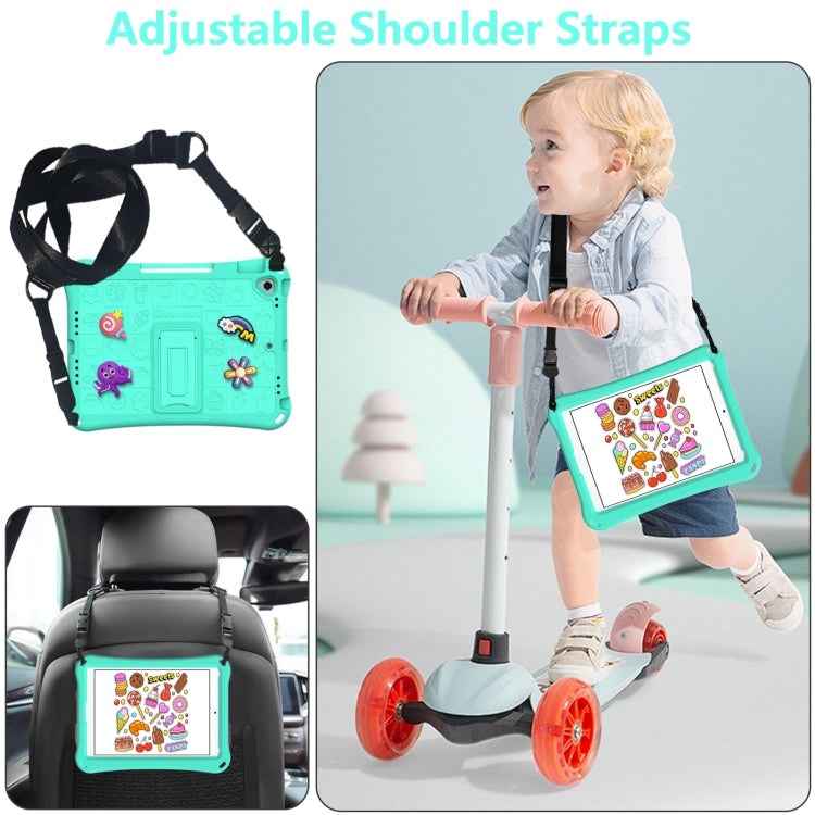 For iPad Pro 10.5 / Air 10.5 2019 Hi Baby EVA Full Body Tablet Case with Strap(Mint Green) - iPad Pro 10.5 inch Cases by buy2fix | Online Shopping UK | buy2fix