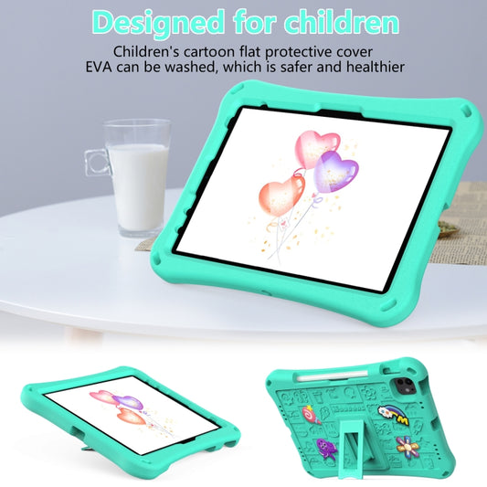 For iPad Air 11 2025 / 2024 Hi Baby EVA Full Body Tablet Case with Strap(Mint Green) - iPad Air 11 2025 / 2024 Cases by buy2fix | Online Shopping UK | buy2fix