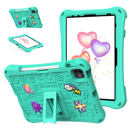 For iPad Air 11 2025 / 2024 Hi Baby EVA Full Body Tablet Case with Strap(Mint Green) - iPad Air 11 2025 / 2024 Cases by buy2fix | Online Shopping UK | buy2fix