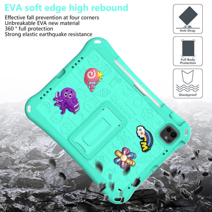 For iPad Air 11 2025 / 2024 Hi Baby EVA Full Body Tablet Case with Strap(Mint Green) - iPad Air 11 2025 / 2024 Cases by buy2fix | Online Shopping UK | buy2fix