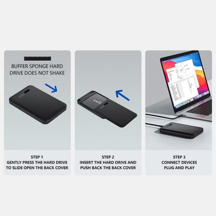 H8 2.5-inch SATA Mechanical Solid-State SSD Hard Drive Box For Windows / Mac / Linux by buy2fix